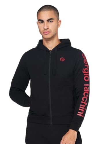 Sergio Tacchini VAMAR Hoodie, 224 - Marineblau Blazing Orange, Medium-Large von Sergio Tacchini