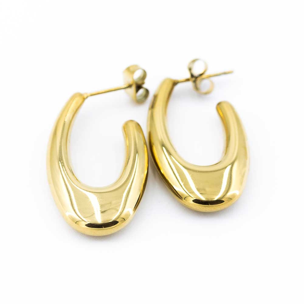 Leichte Und Robuste Damen Edelstahlcreolen in Zwei Farben von SergioEngeljewelry