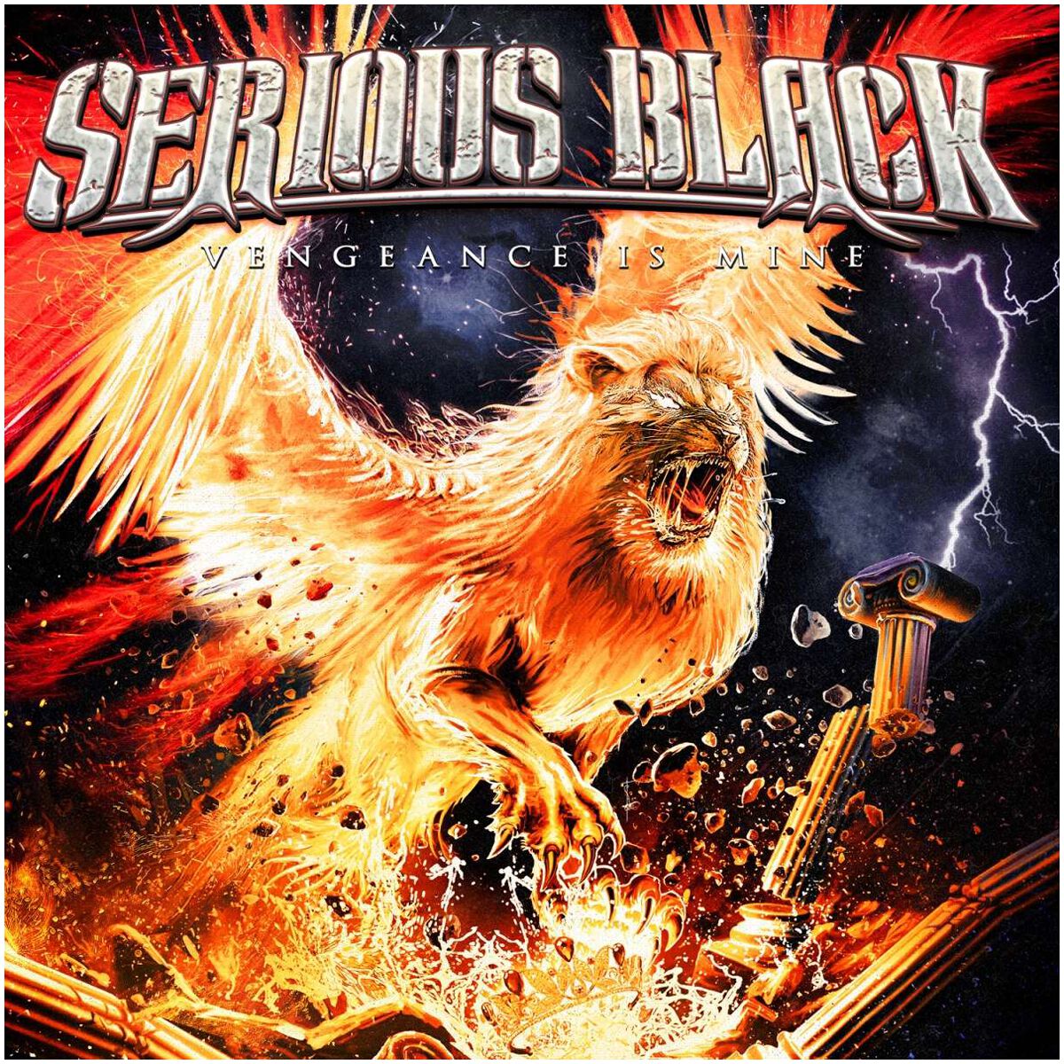 Vengeance is mine von Serious Black - CD & Patch (Digipak) von Serious Black