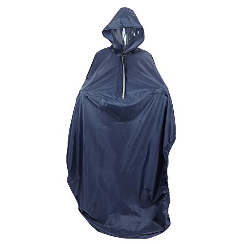 Rollstuhl-Regenschutz, Rollstuhl-wasserdichter Poncho mit Kapuze über dem Knie, wiederverwendbarer, faltbarer Umhang von Serlium