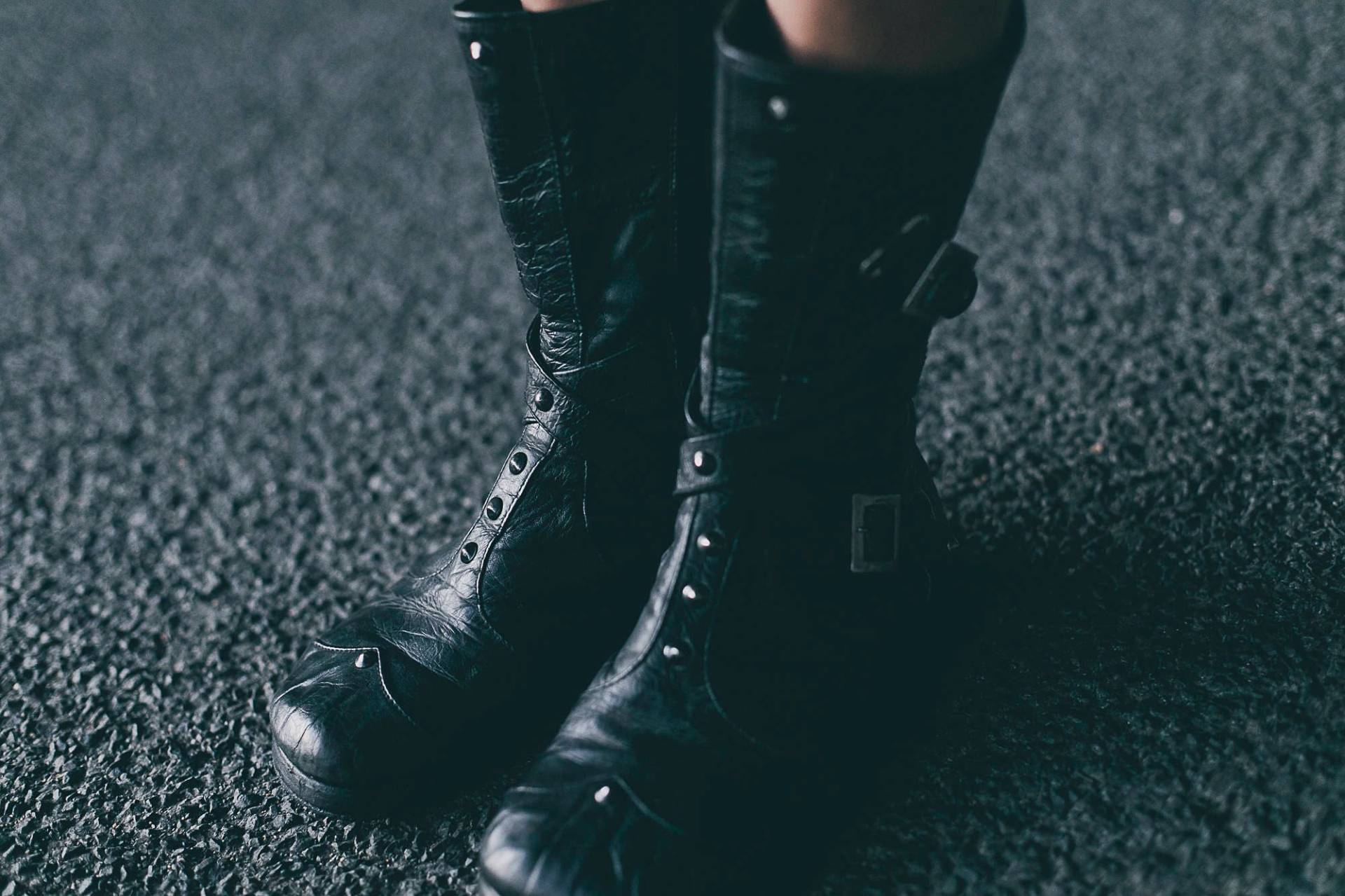 Punk Priestess Lederstiefel - Festival Stiefel Punk Priestess Lederstiefel - Festival Stiefel von SerpentineWear