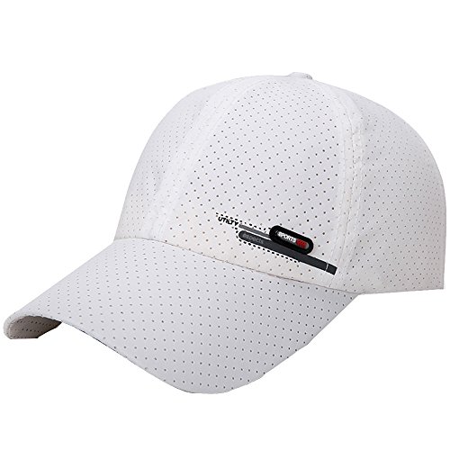 Cap Fashion Utdoor für Herren Hut Sun for Choice Golfhüte Baseball Casquette Baseball Caps Caps Trockner (White, One Size) von Serria