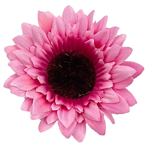 Frühling und Sommer Sonne Haarnadel Simulation Tuch Kunst Sonnenblume Kopfschmuck Limelight Angebote Schmuck Damen (D, One Size) von Serria