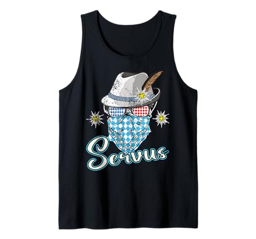 Servus Trachten Herren Bayern Passend für Oktoberfest Tank Top Servus Trachten Herren Bayern Passend für Oktoberfest Tank Top von Servus Bayern & Tirol Ersatz Tracht Lederhose