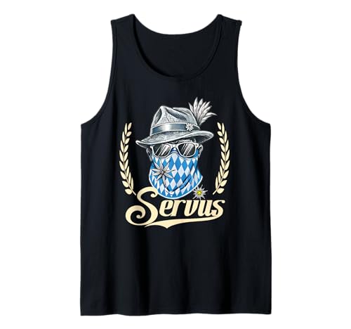 Servus Trachten Bayern Passend zum Oktoberfest Kostüm Herren Tank Top von Servus Bayern & Tirol Tracht Ersatztracht Kinder