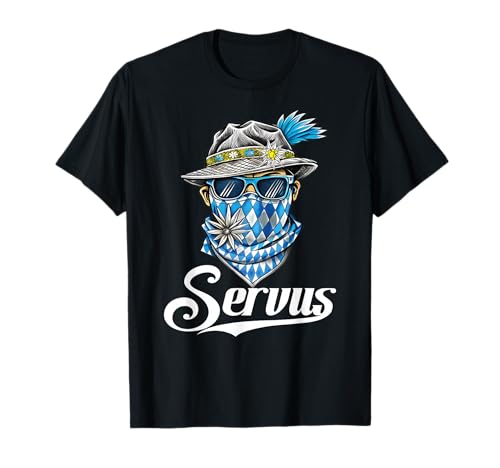 Servus Trachten Herren Bayern Passend Oktoberfest Kostüm T-Shirt von Servus Bayern & Tirol Tracht Ersatztracht Kinder