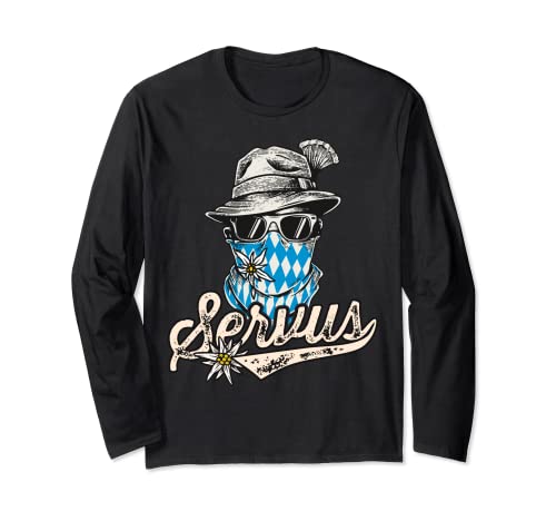 Servus Trachten TShirt Herren Bayern Passend für Oktoberfest Langarmshirt von Servus Bayern & Tirol