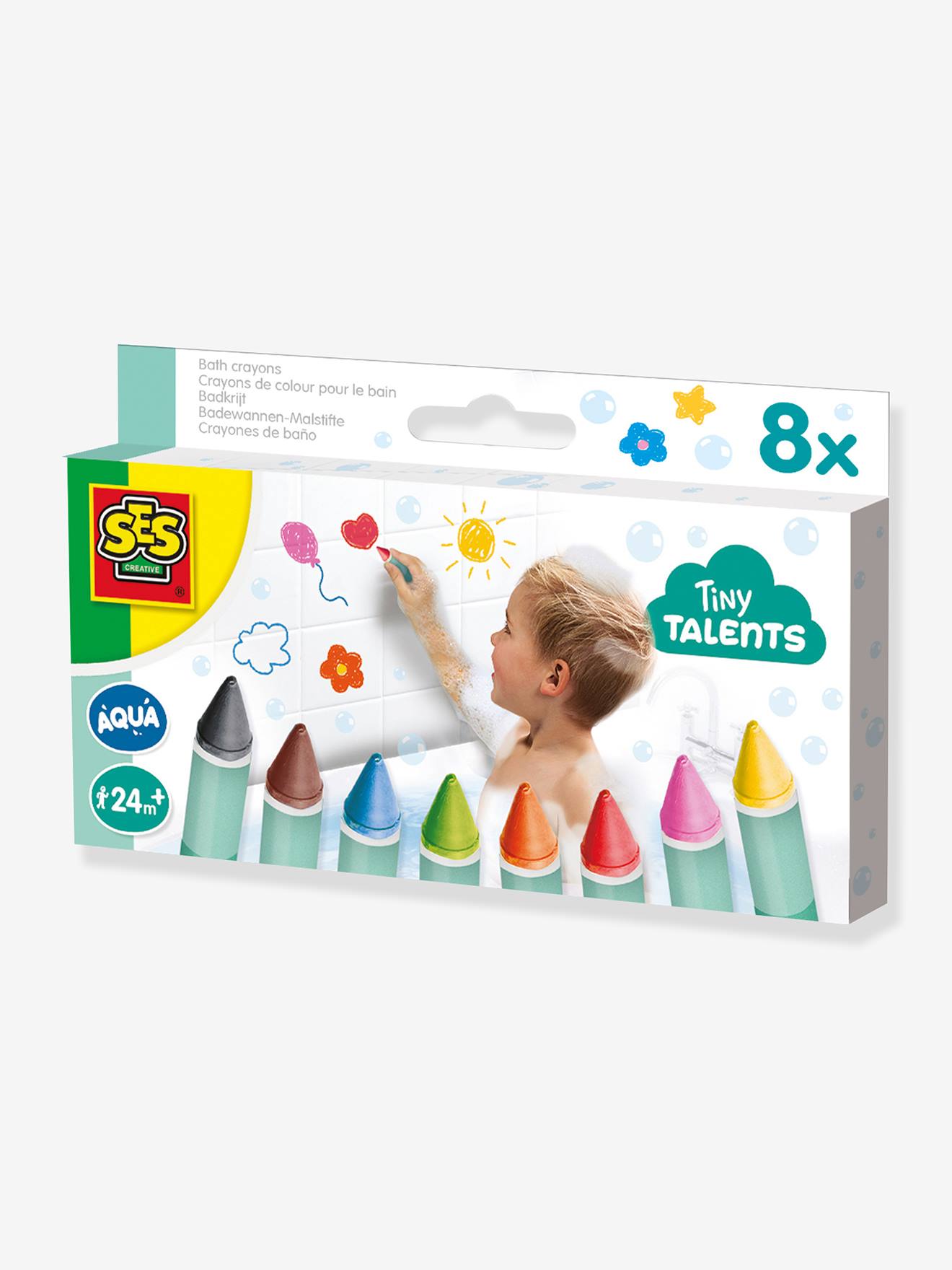Badewannen-Malstifte 8 Farben SES Creative von Ses Creative