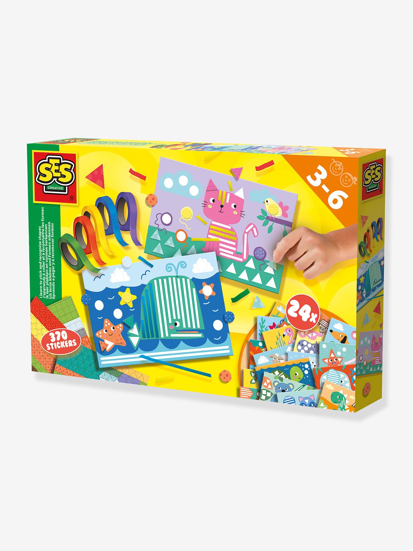 Bastelset zum Formen- und Farbenlernen Kinder SES Creative von Ses Creative