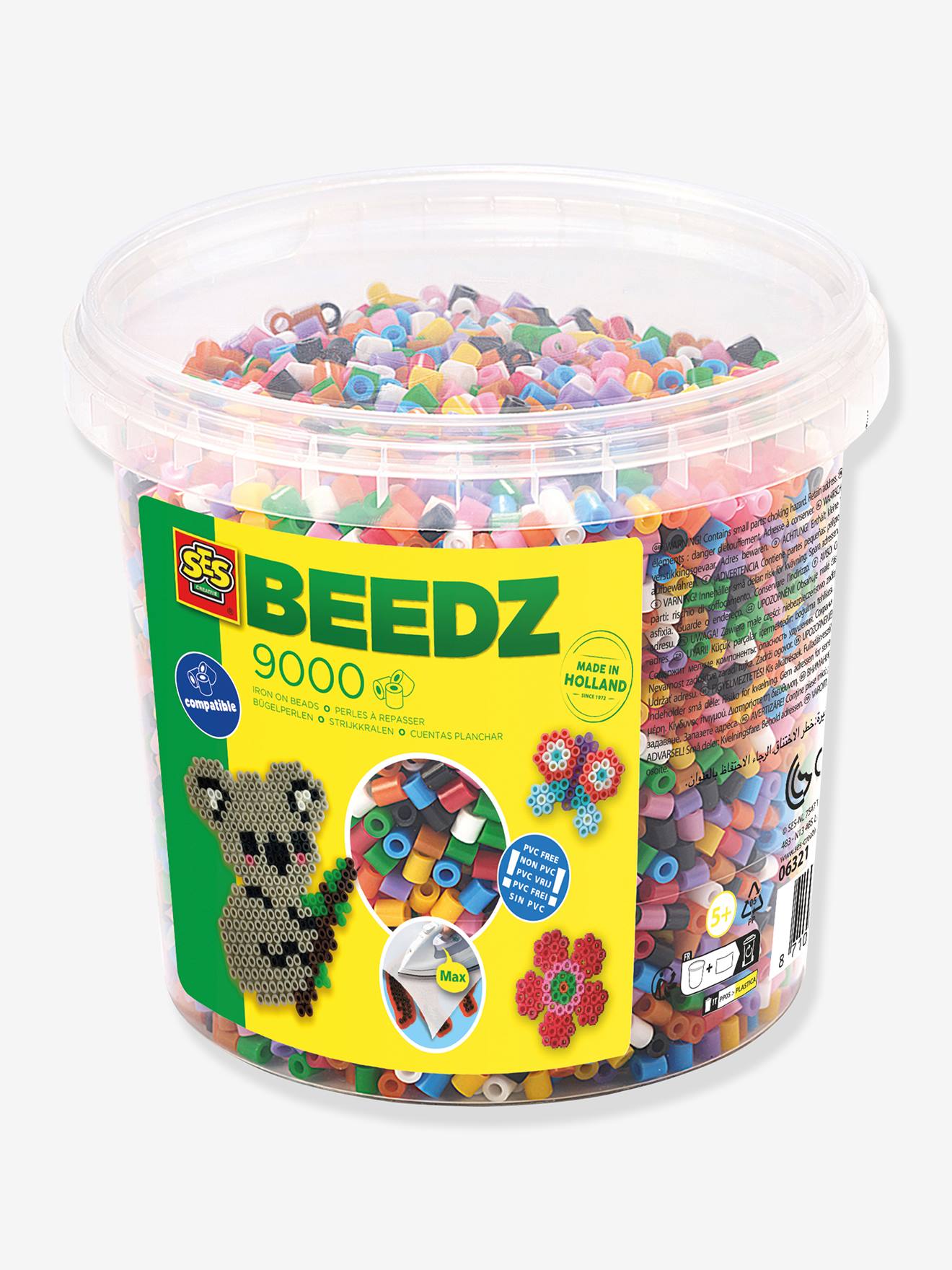 Bügelperlen-Set 9000 Stück Kinder SES Creative von Ses Creative