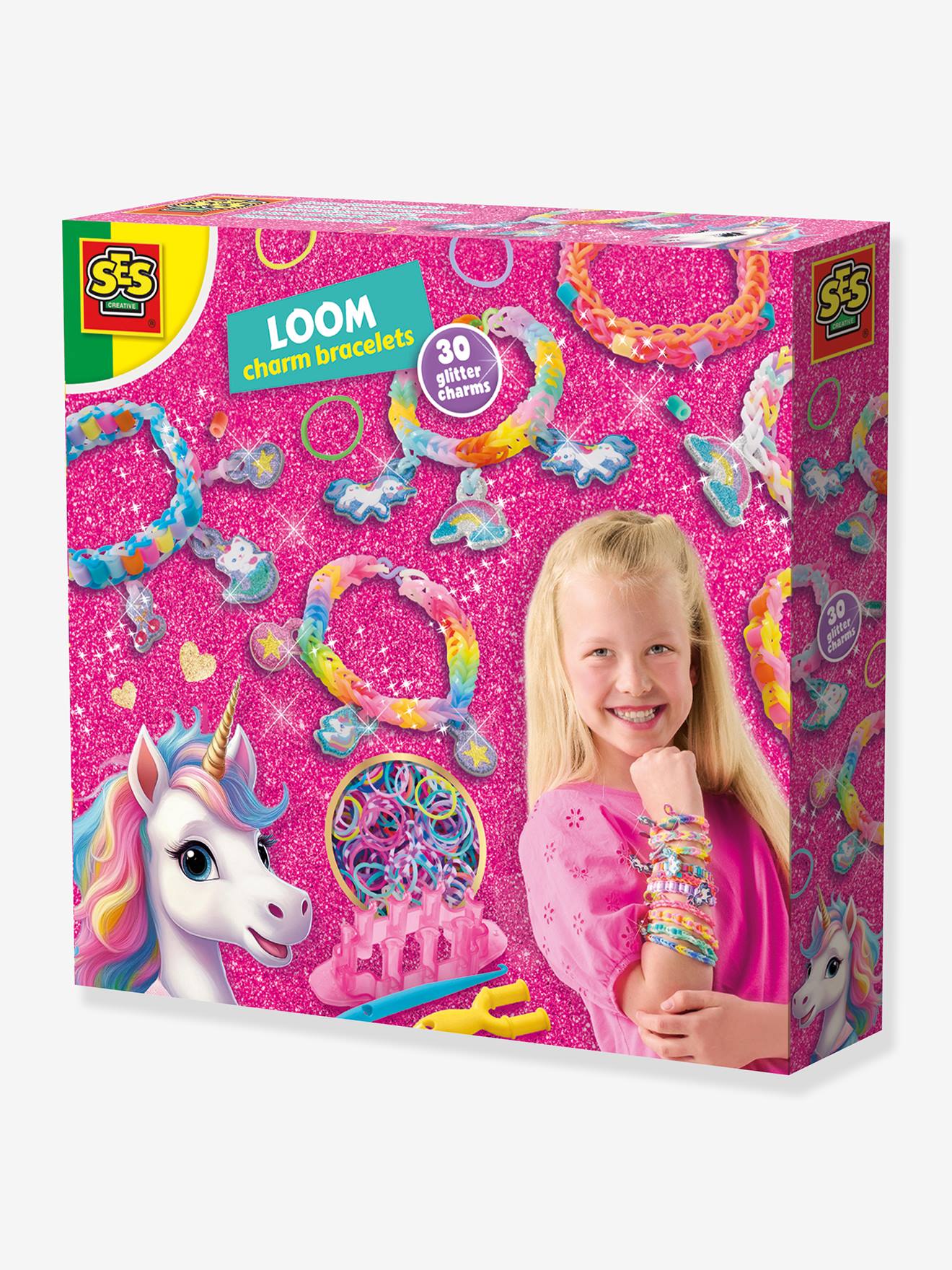 Loom-Armbänder Einhorn Charms Bastel-Set Kinder SES Creative von Ses Creative
