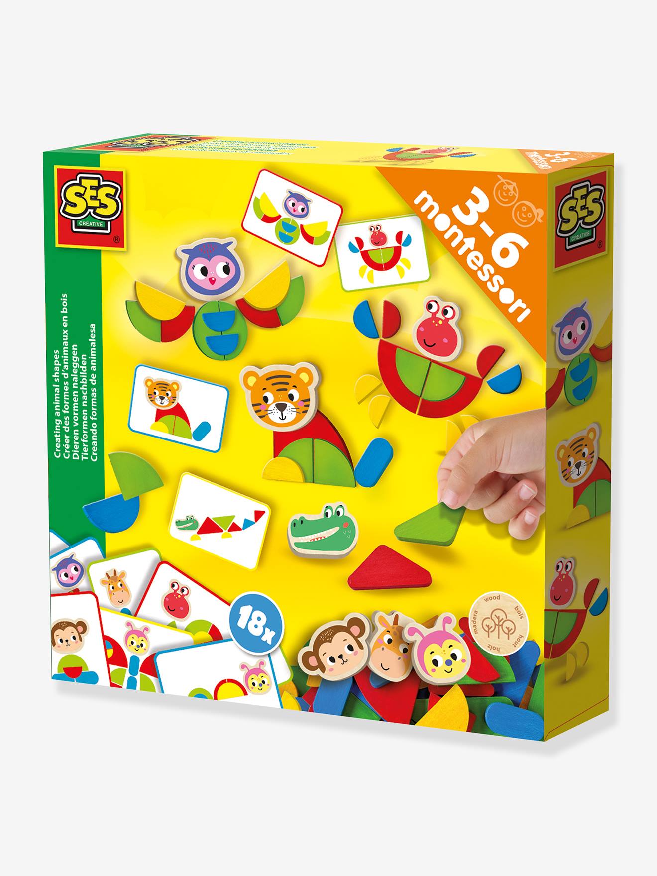 Montessori Tierformen nachbilden SES Creative von Ses Creative