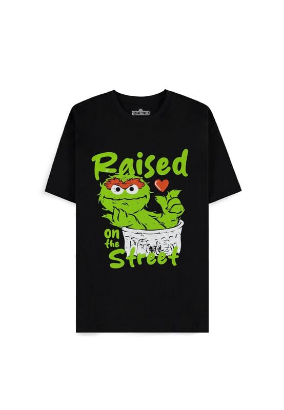 Sesamstraße Grouch T-Shirt schwarz in L von Sesamstraße