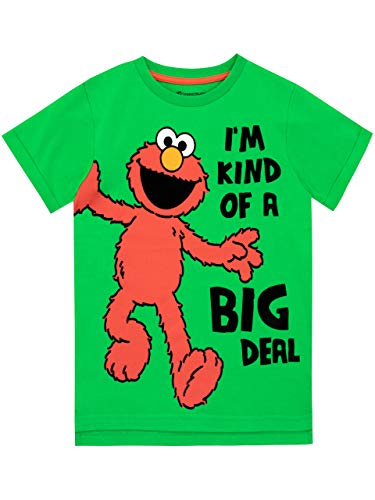Sesame Street Jungen Elmo T-Shirt Grün 92 von Sesame Street
