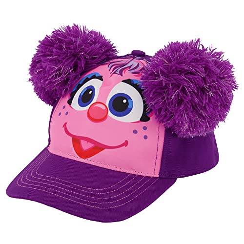 Sesame Street Toddler Hat for Girl’s Ages 2-4, Abby Cadabby Kids Baseball Cap 3D Design, Purple/Pink von Sesame Street