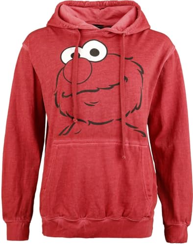 Sesamstraße Elmo Charmy Frauen Kapuzenpullover rot L 100% Baumwolle Fan-Merch, Filme, TV-Serien von Sesame Street