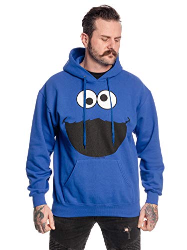 Sesamstraße Monster Männer Kapuzenpullover Royalblau S von Sesame Street