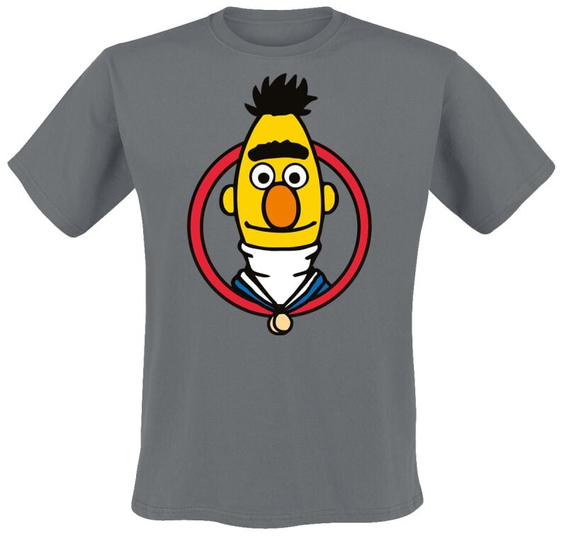 Sesamstraße Bert T-Shirt grau in L Sesamstraße Bert T-Shirt grau in L von Sesamstraße