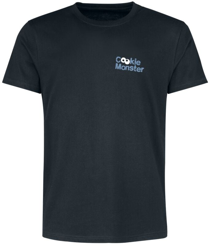 Sesamstraße Cookie Monster - King Of Rock T-Shirt schwarz in XL von Sesamstraße