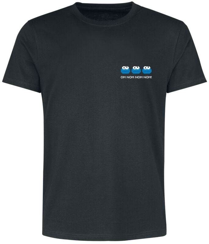 Sesamstraße Cookie Monster - Krümelmonster T-Shirt schwarz in XXL von Sesamstraße