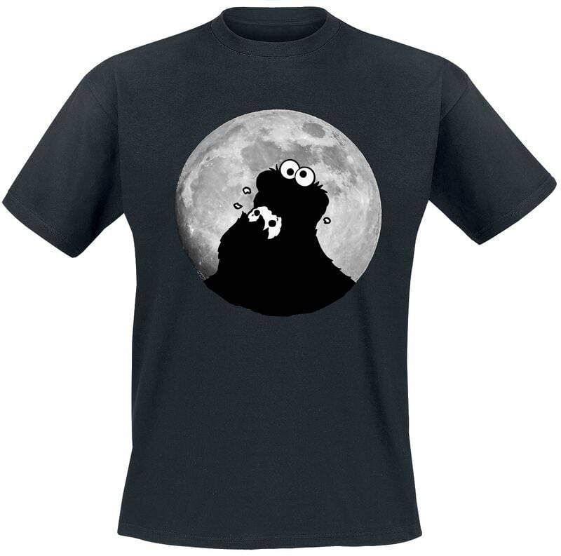 Sesamstraße Cookie Monster - Moonnight T-Shirt schwarz in M Sesamstraße Cookie Monster - Moonnight T-Shirt schwarz in M von Sesamstraße