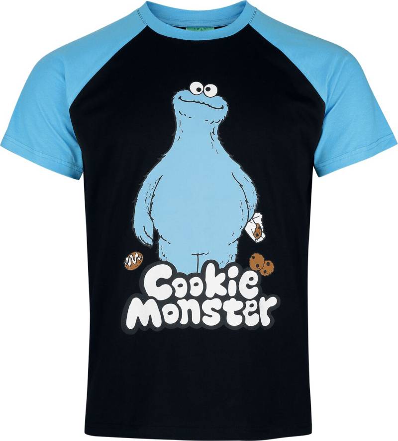Sesamstraße Cookie Monster T-Shirt multicolor in XXL von Sesamstraße