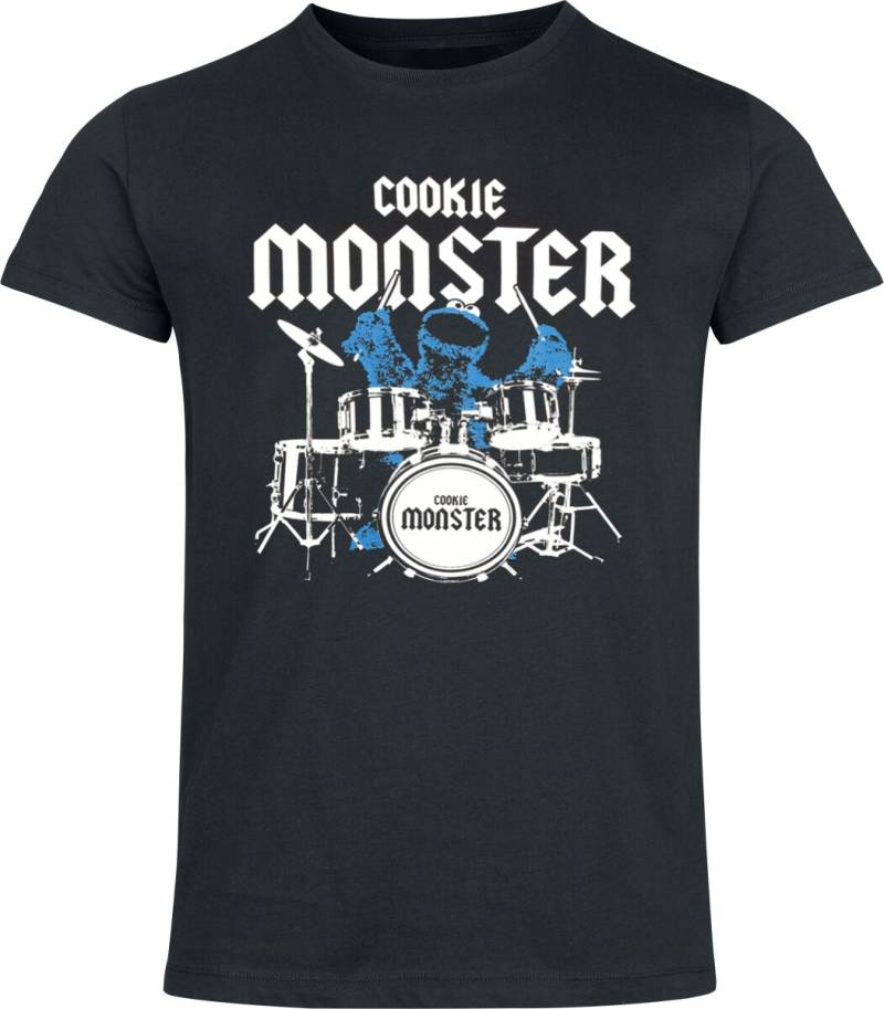 Sesamstraße Cookie Monster T-Shirt schwarz in 3XL von Sesamstraße