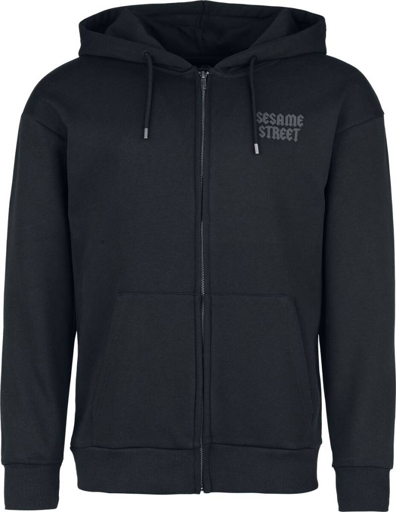 Sesamstraße Kapuzenjacke - Krümelmonster - Cookie Monster - Moonlight - S bis 3XL - für Männer - Größe 3XL - schwarz  - EMP exklusives Merchandise! von Sesamstraße