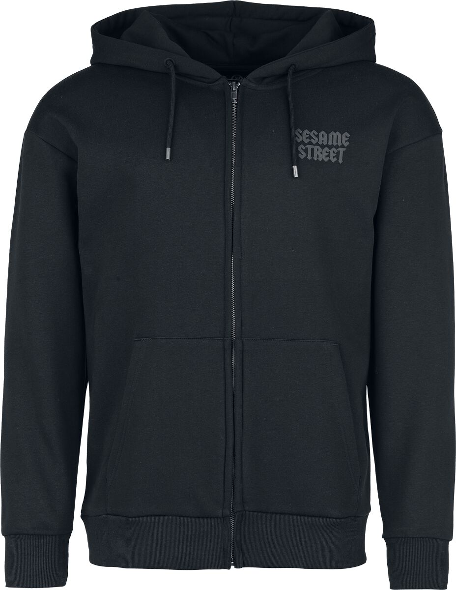 Sesamstraße Kapuzenjacke - Krümelmonster - Cookie Monster - Moonlight - S bis 3XL - für Männer - Größe XL - schwarz  - EMP exklusives Merchandise! von Sesamstraße