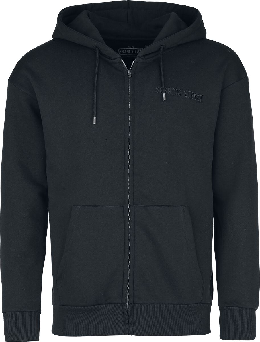 Sesamstraße Kapuzenjacke - Krümelmonster - Cookie Monster - S bis 3XL - für Männer - Größe S - schwarz  - EMP exklusives Merchandise! von Sesamstraße
