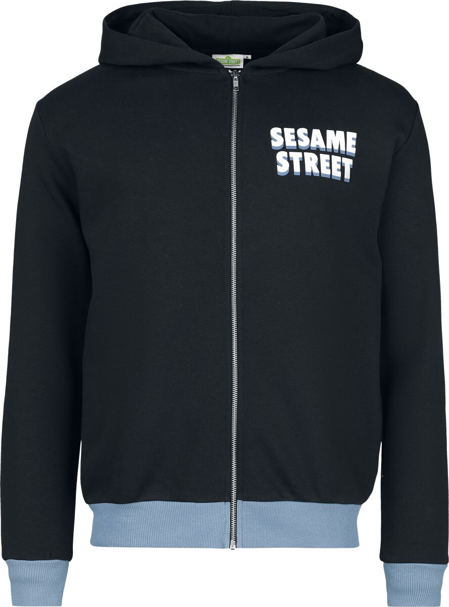Sesamstraße Kapuzenjacke - Krümelmonster - Me Can´t Stop - S bis XXL - für Männer - Größe L - schwarz - EMP exklusives Merchandise! Sesamstraße Kapuzenjacke - Krümelmonster - Me Can´t Stop - S bis XXL - für Männer - Größe L - schwarz - EMP exklusives Merchandise! von Sesamstraße