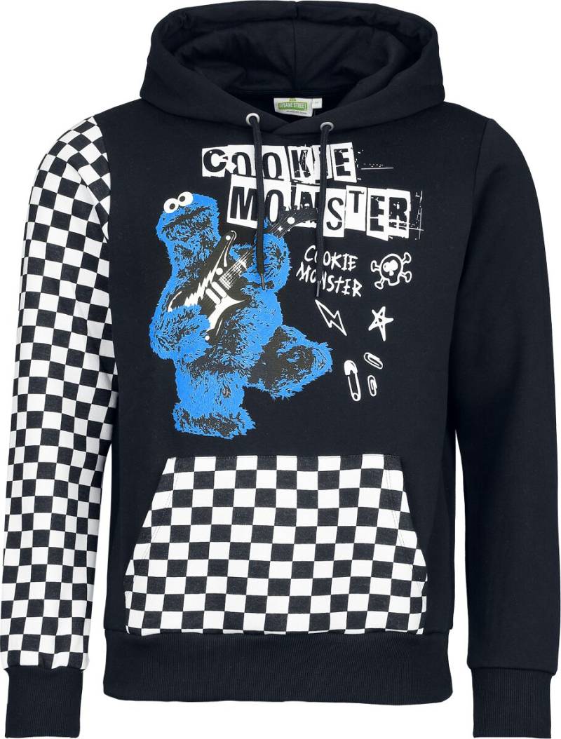 Sesamstraße Kapuzenpullover - Cookie Monster - S bis 3XL - für Männer - Größe M - multicolor  - EMP exklusives Merchandise! von Sesamstraße