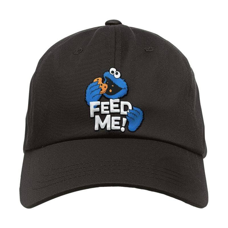 Sesamstraße Metal-Kids - Feed Me Cap schwarz von Sesamstraße