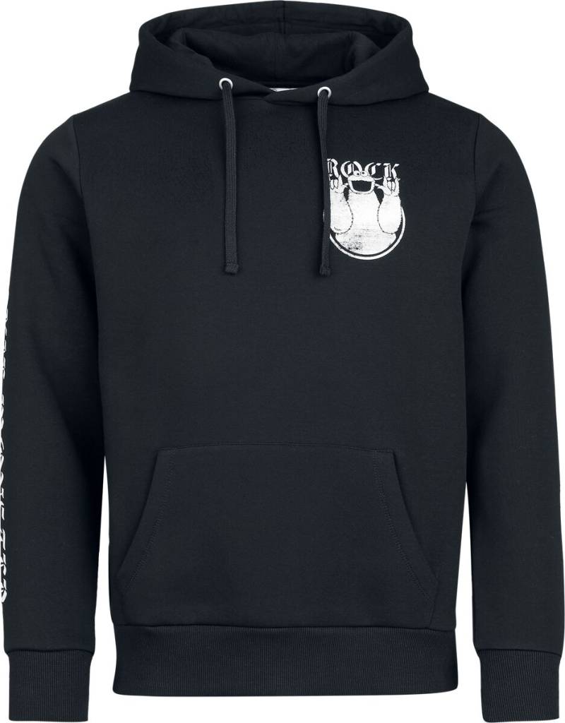 Sesamstraße Rock Monster - Krümelmonster - Cookie Monster Kapuzenpullover schwarz in XXL von Sesamstraße