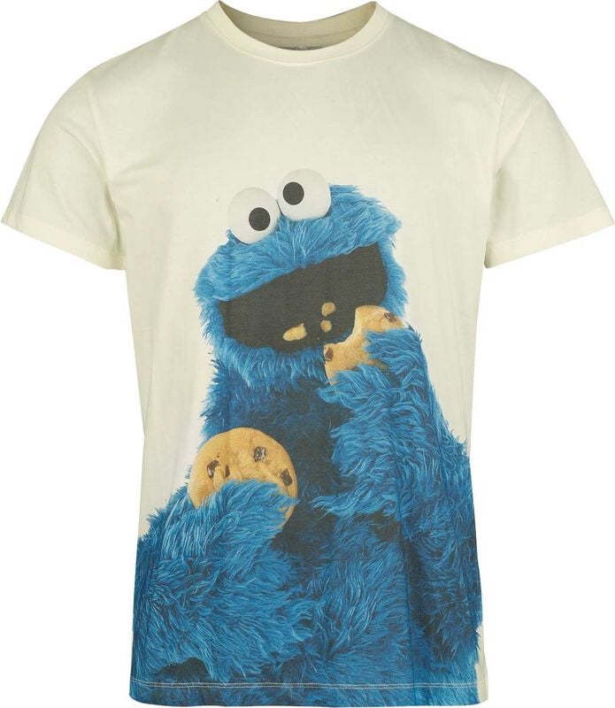 Sesamstraße T-Shirt - Cookie Monster - Krümelmonster - S bis 3XL - für Männer - Größe XL - multicolor  - EMP exklusives Merchandise! von Sesamstraße