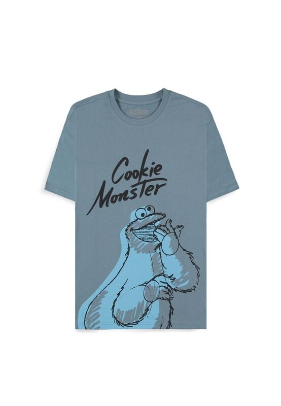 Sesamstraße T-Shirt - Krümelmonster - S bis XXL - für Männer - Größe XL - blau  - EMP exklusives Merchandise! von Sesamstraße