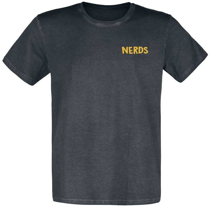 Sesamstraße T-Shirt - Nerds Are Cool - Ernie und Bert - S bis 3XL - für Männer - Größe M - schwarz  - EMP exklusives Merchandise! von Sesamstraße