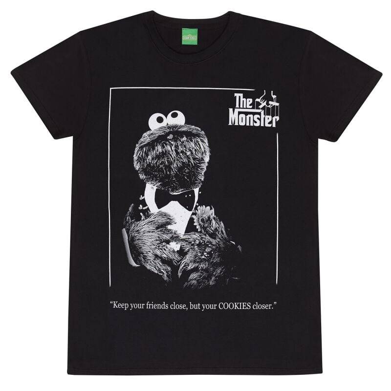 Sesamstraße T-Shirt - Sesame Street - The Monster - S bis XXL - für Männer - Größe XXL - schwarz  - Lizenzierter Fanartikel Sesamstraße T-Shirt - Sesame Street - The Monster - S bis XXL - für Männer - Größe XXL - schwarz  - Lizenzierter Fanartikel von Sesamstraße