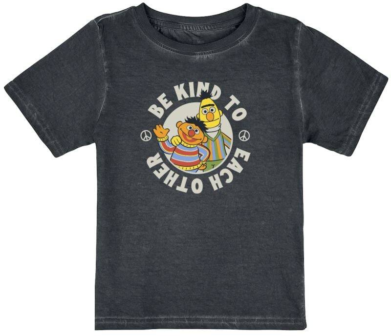 Sesamstraße T-Shirt für Kleinkinder - Ernie und Bert - Be Kind To Each Other - für Mädchen & Jungen - multicolor  - EMP exklusives Merchandise! von Sesamstraße