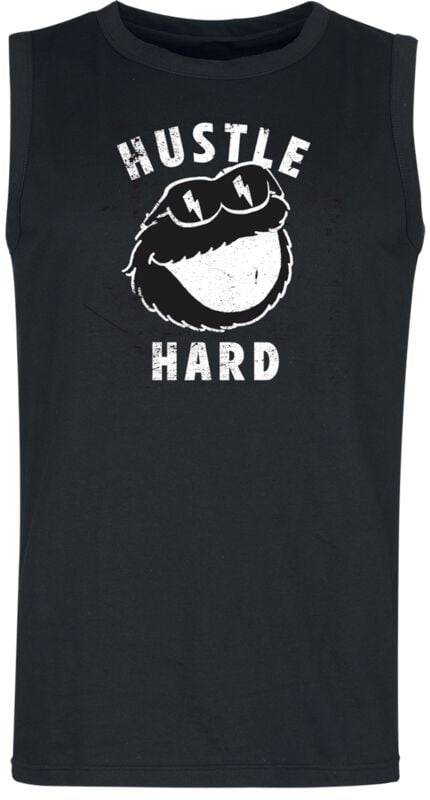 Sesamstraße Tank-Top - Cookie Monster - Hustle Hard - S bis 3XL - für Männer - Größe L - schwarz  - EMP exklusives Merchandise! Sesamstraße Tank-Top - Cookie Monster - Hustle Hard - S bis 3XL - für Männer - Größe L - schwarz  - EMP exklusives Merchandise! von Sesamstraße