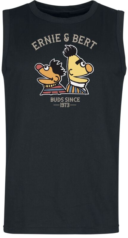 Sesamstraße Tank-Top - Ernie und Bert - S bis 3XL - für Männer - Größe XXL - schwarz  - EMP exklusives Merchandise! von Sesamstraße