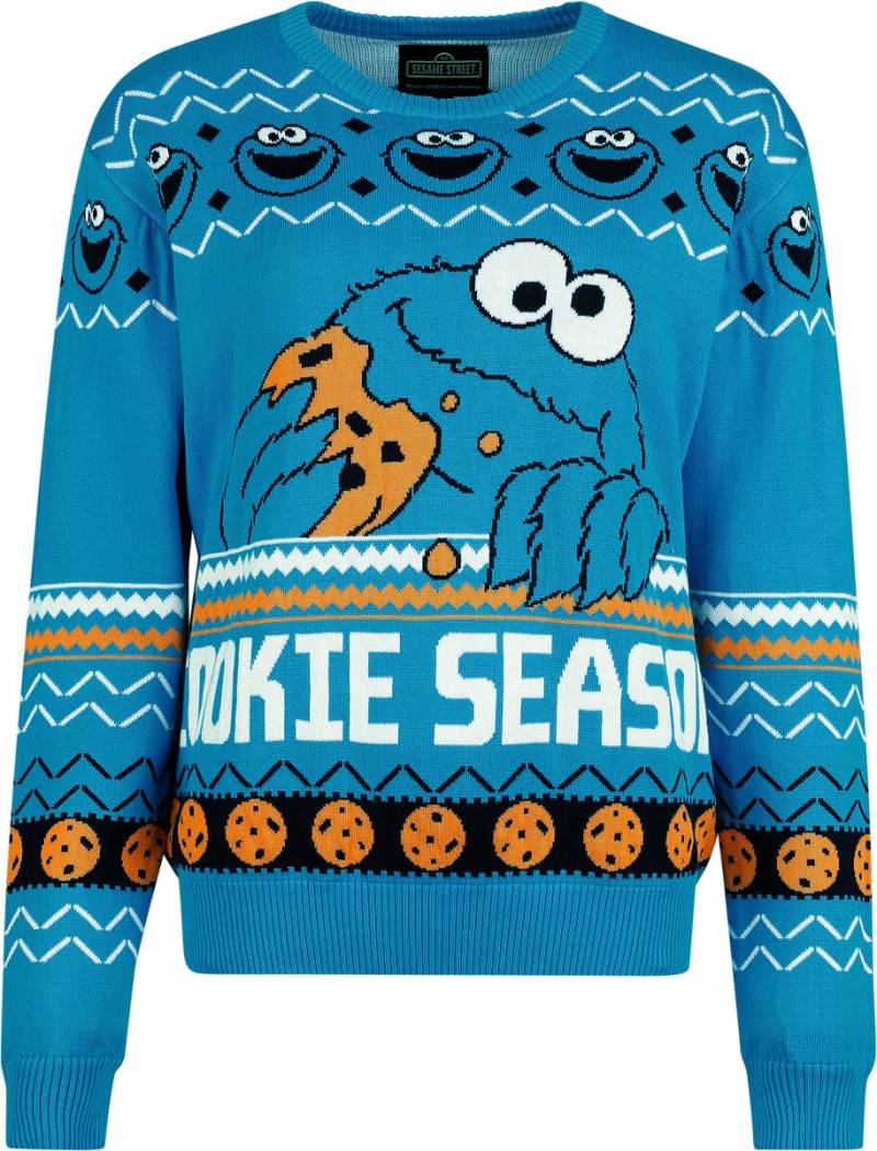 Sesamstraße Weihnachtspullover - Cookie Season - M bis XXL - für Damen - Größe XXL - multicolor  - EMP exklusives Merchandise! von Sesamstraße