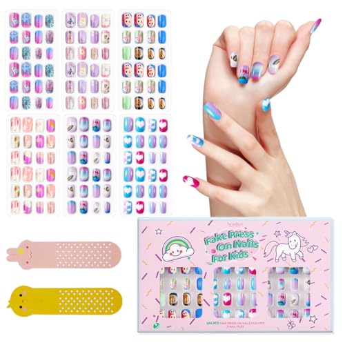 144 Stück Aufklebbare Nägel Für Kinder Acryl Falsche Nägel Vorglueckliche Vollabdeckung Glitzer Farbverlauf Regenbogen Herz Katze Kurze Nagelkunst Kits Valentinstagsgeschenke Für Kinder Mädchen 144 Stück Aufklebbare Nägel Für Kinder Acryl Falsche Nägel Vorglueckliche Vollabdeckung Glitzer Farbverlauf Regenbogen Herz Katze Kurze Nagelkunst Kits Valentinstagsgeschenke Für Kinder Mädchen von SeseBee