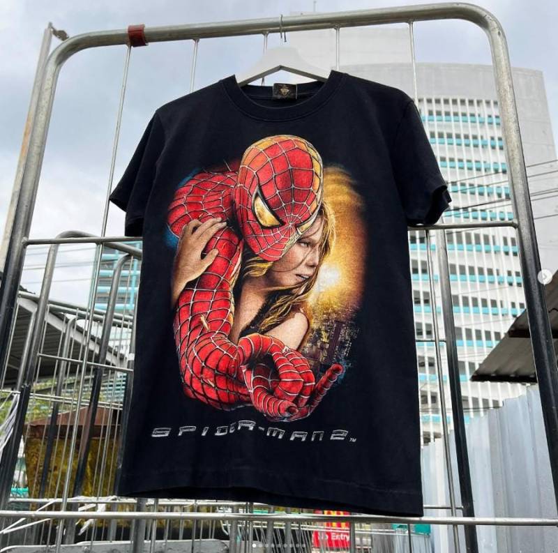 Vintage 90Er Jahre Spiderman T-Shirt, Spider-Man Shirt, Superheld Liebhaber Retro Familie Spinnen Shirt von SessSama