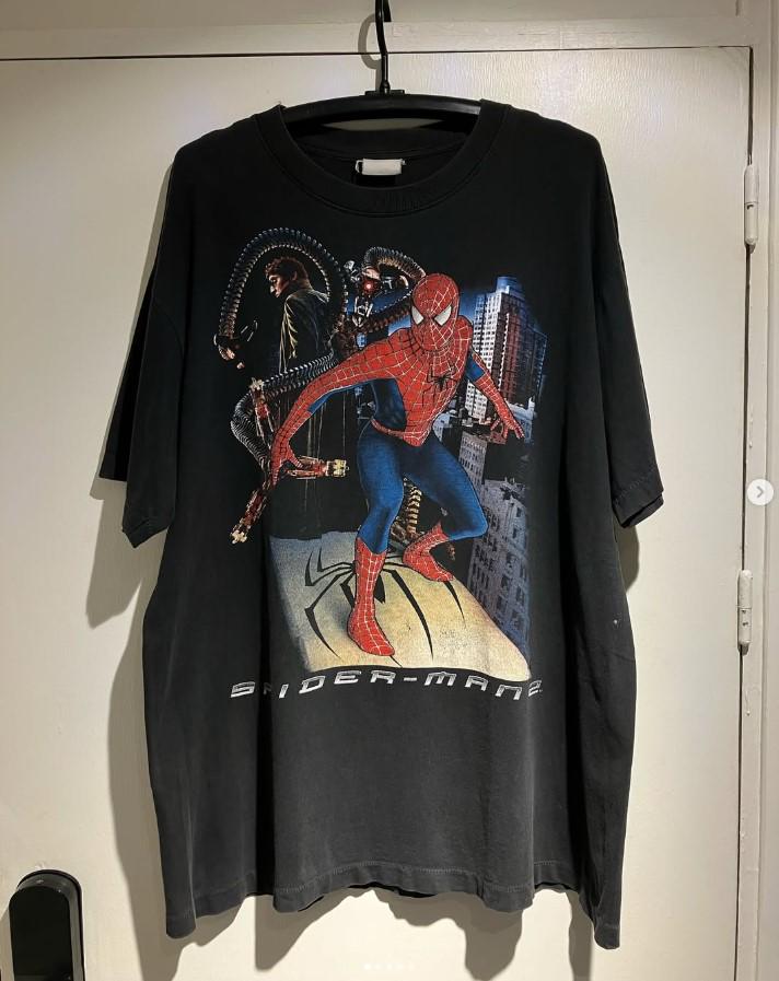 Vintage 90Er Jahre Spiderman T-Shirt, Spider-Man Shirt, Superheld Liebhaber Retro Familie Spinnen Shirt von SessSama