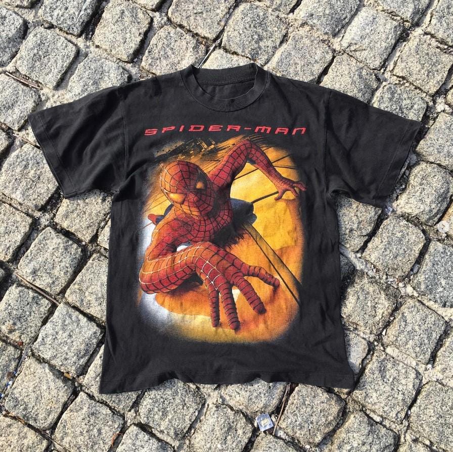 Vintage 90Er Jahre Spiderman T-Shirt, Spider-Man Shirt, Superheld Liebhaber Retro Familie Spinnen Shirt von SessSama