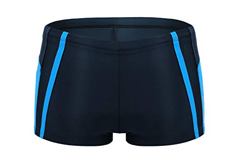 sesto senso Badehose Jungen Schwimmhose Enganliegende Bademode Swimming Shorts BD 630 L 10 Jahre 134-140 Dunkel Blau von sesto senso