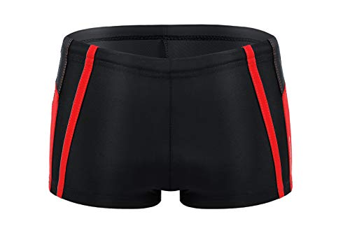 sesto senso Badehose Jungen Schwimmhose Enganliegende Bademode Swimming Shorts BD 630 M 8 Jahre 128-134 Schwarz von sesto senso