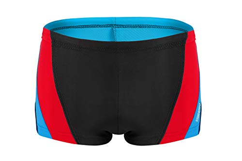 sesto senso Badehose Jungen Schwimmhose Enganliegende Bademode Swimming Shorts BD 631 L 10 Jahre 134-140 Schwarz von sesto senso