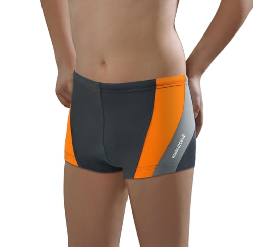 sesto senso Badehose Jungen Schwimmhose Enganliegende Bademode Swimming Shorts BD 631 XXL 14 Jahre 152-164 Graphit von sesto senso